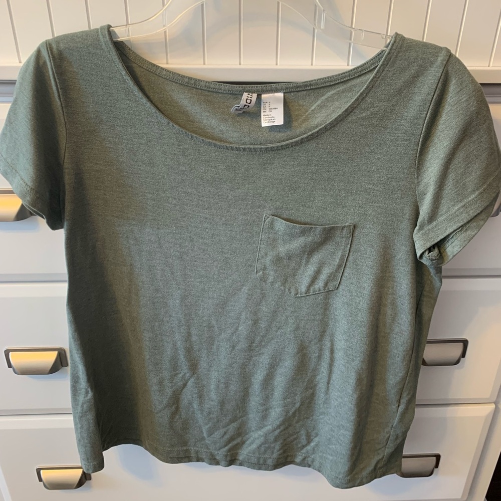 Casual Green Women's Top